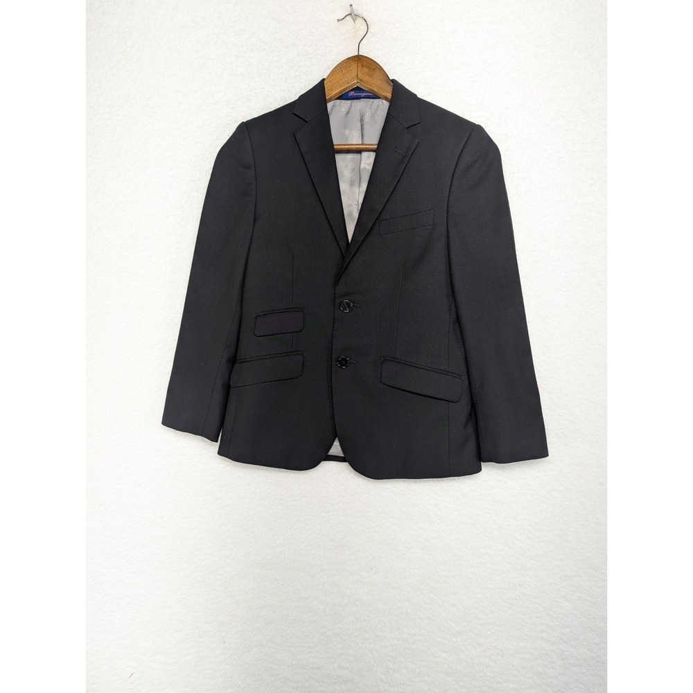 Berragamo Blue Label‎ Black Blazer Jacket Boys Size 10
